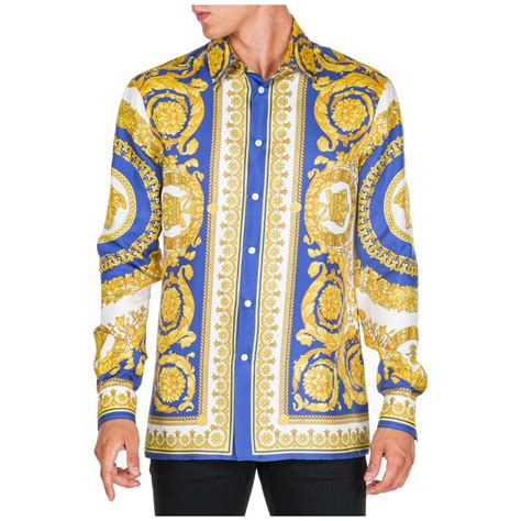 versace dress shirt sale|shirts that look like versace.